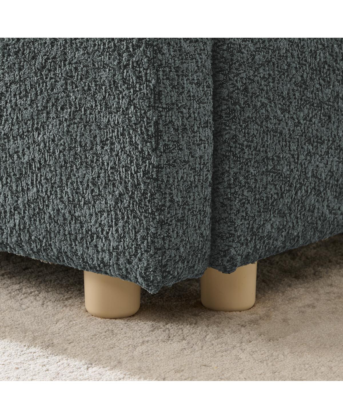 Streamdale Furniture Queen Size Upholstered Bed Frame, Modern Minimalist