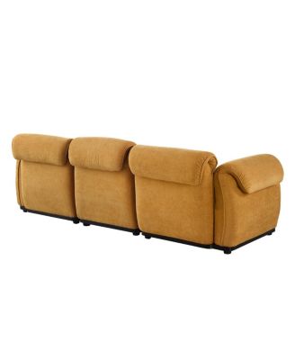   Chenille Modular Sofa with Iron Frame