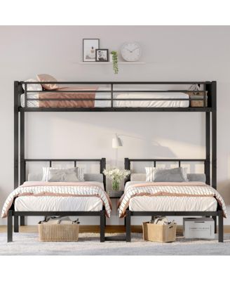  over Metal Triple Bunk Bed