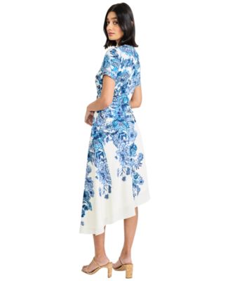 Women's Short-Sleeve Midi Dress