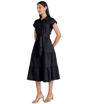 Women's Collared Shirt Dress