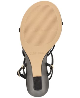 Women's Deliney Strappy Wedge Dress Sandals