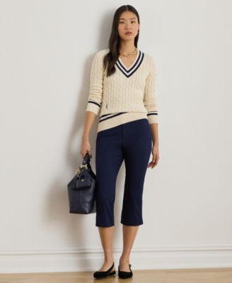 Women's V-Neck Long-Sleeve Sweater