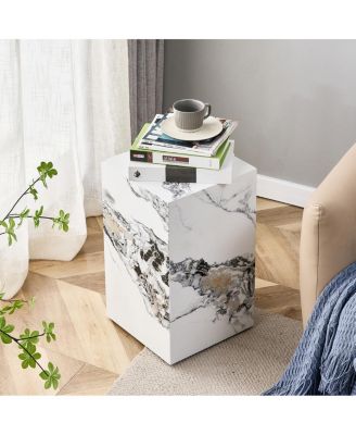 Marble Pattern MDF Coffee Table - Ready to Use