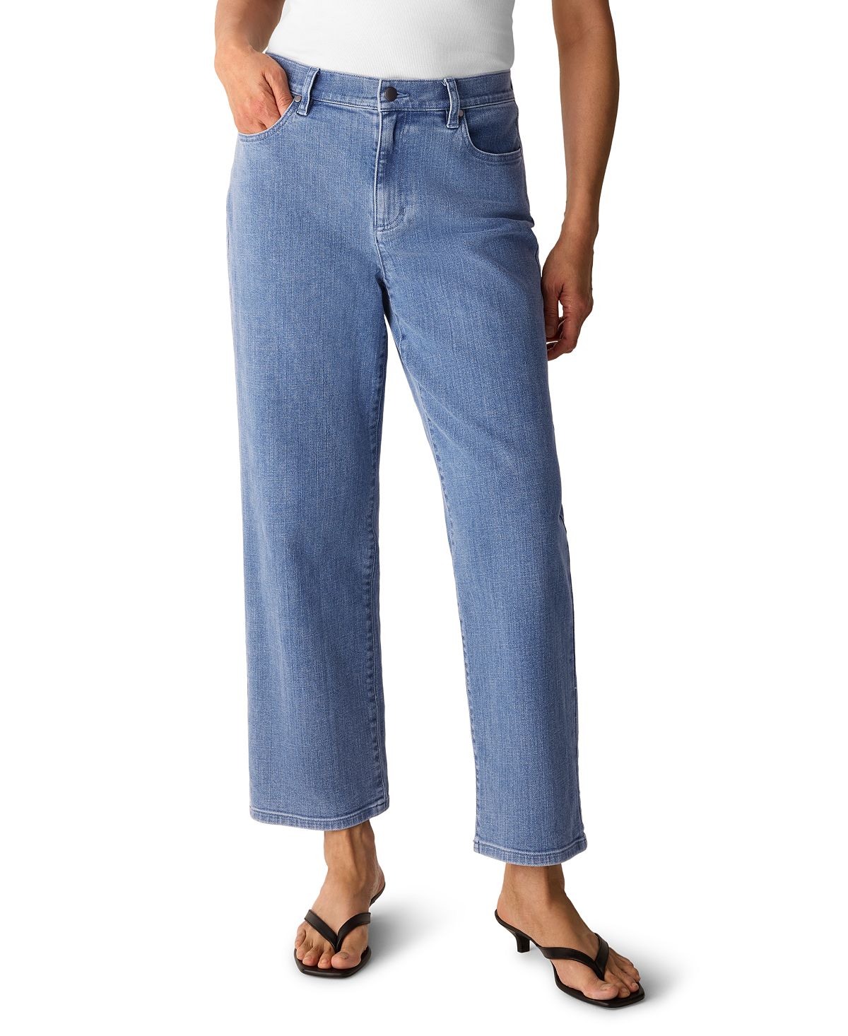 Eileen Fisher Women's Ankle-Length Jeans, Regular & Plus Size view 4 — MAYCSS fashion products
