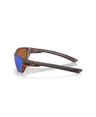 Unisex Rectangle Whitetip Polarized Sunglasses, 6S9056