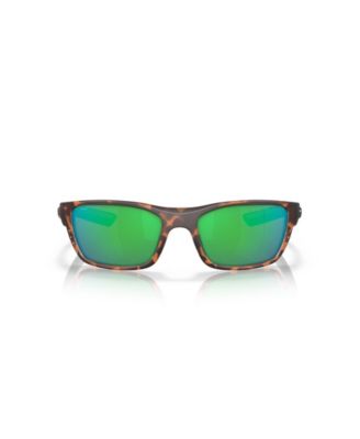 Unisex Rectangle Whitetip Polarized Sunglasses, 6S9056