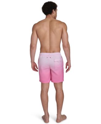 Men's Gradient Striped 7" Volley Swim Trunks