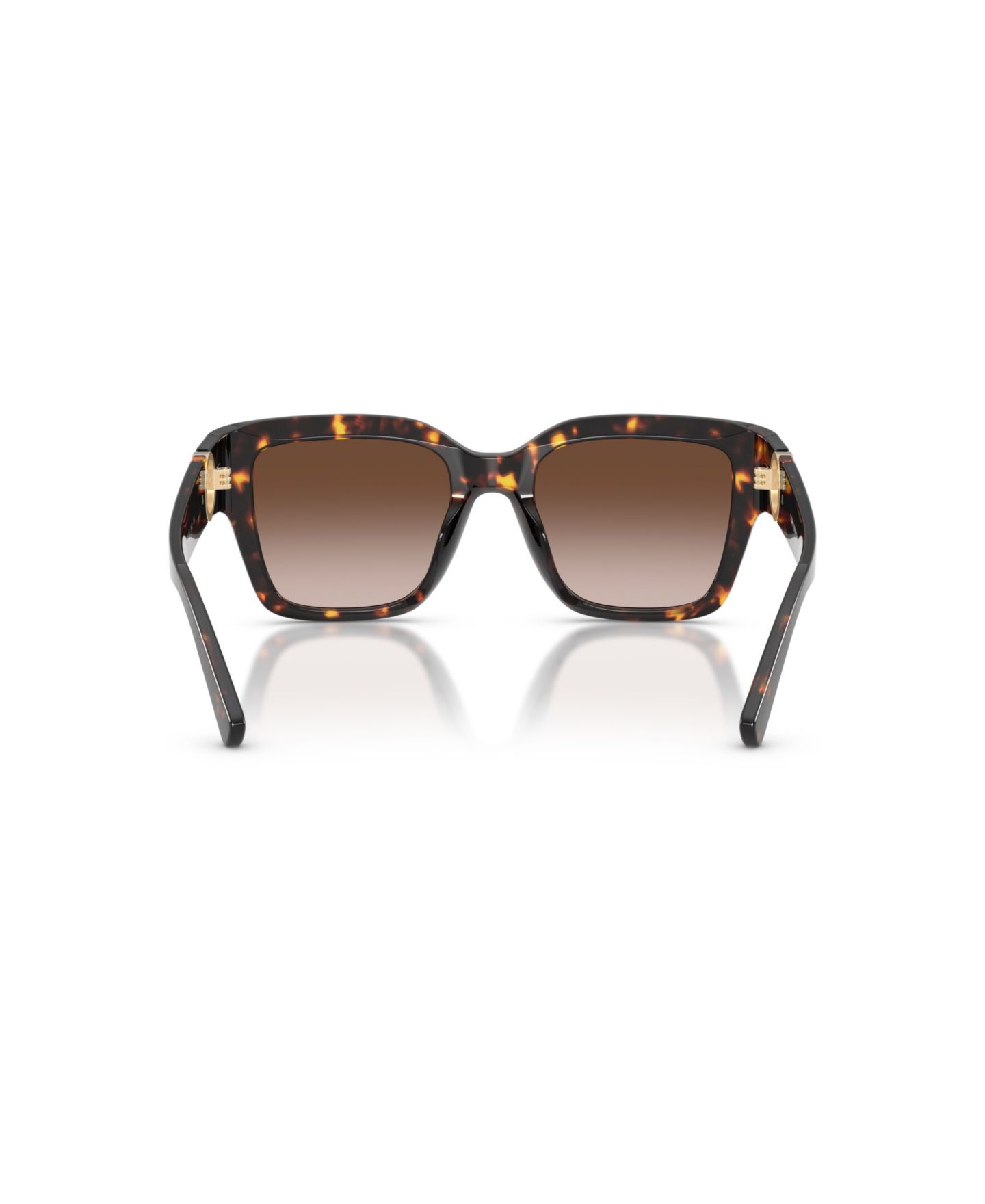 Женские солнцезащитные очки Tory Burch Square Sunglasses, TY7228U, цвет: Коричневый черепаховый — фото 3