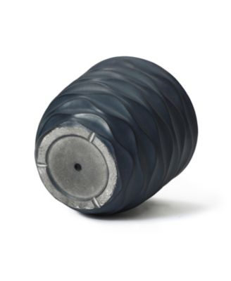13.4-Inch Round Waves MgO Planter