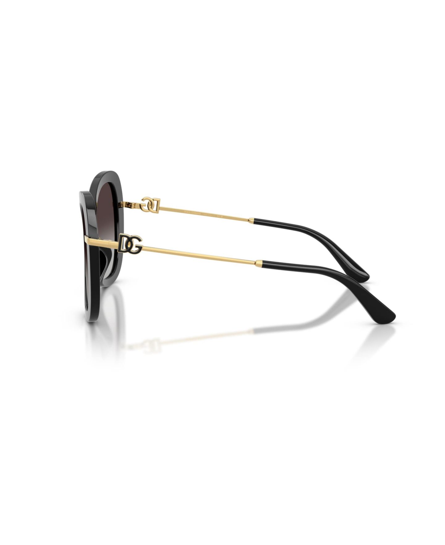 Женские солнцезащитные очки Dolce&Gabbana Butterfly Sunglasses, DG4535, цвет: Чёрный — фото 3