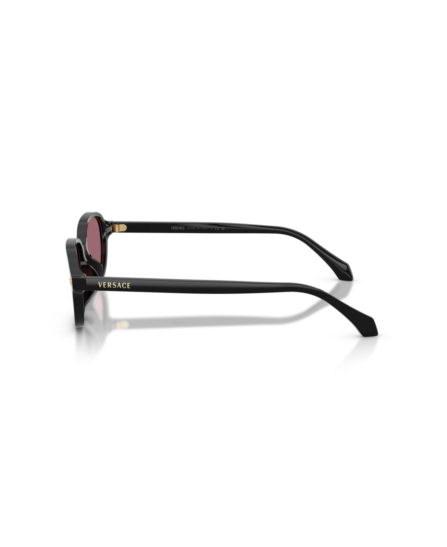 Женские солнцезащитные очки Versace Rectangle Sunglasses, VE4514D, цвет: Чёрный — фото 3