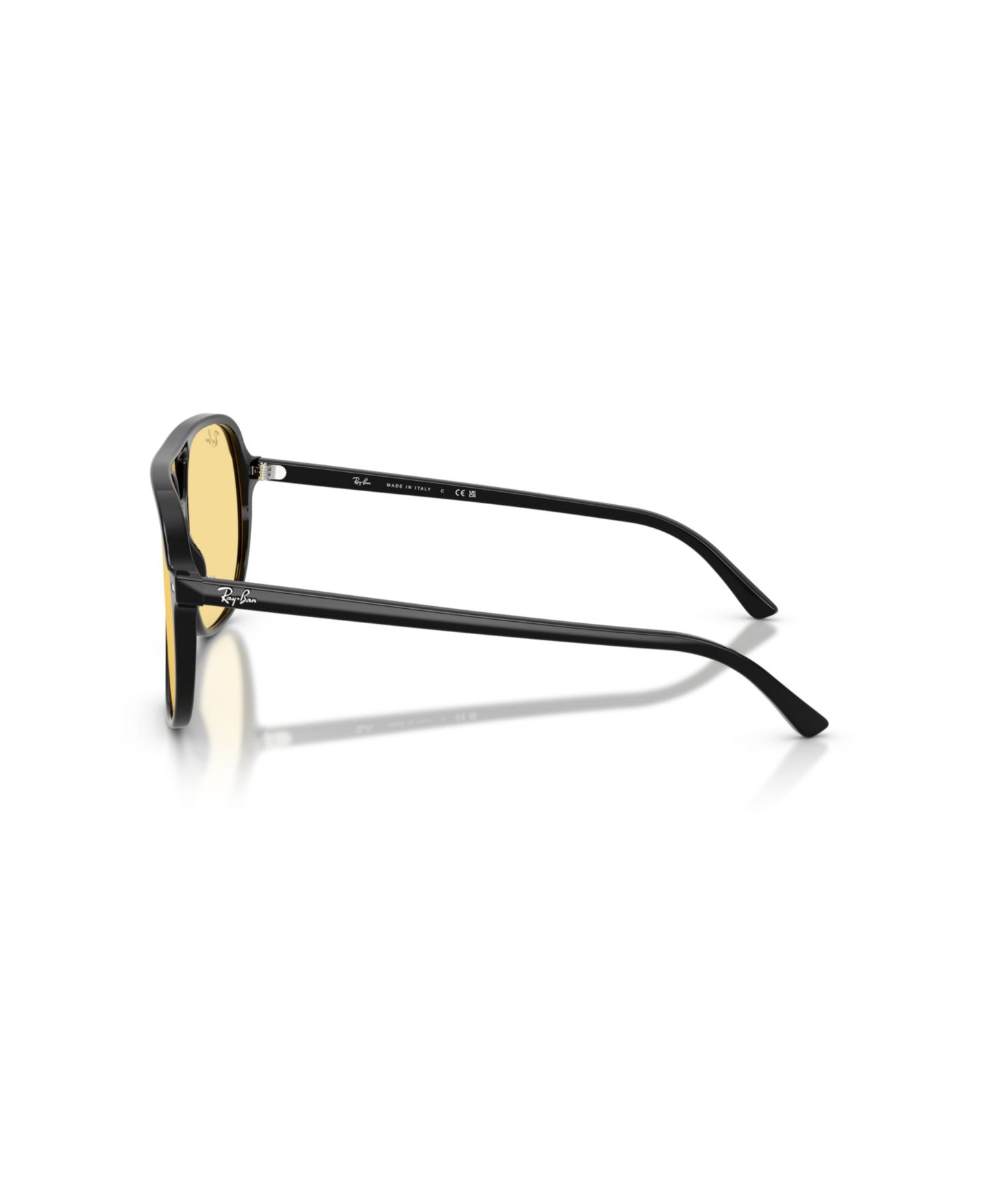 Солнцезащитные очки Ray-Ban Unisex Square Sunglasses, Bill RB2198, цвет: Чёрный — фото 3