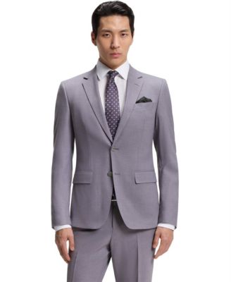 BOSS by Men's Micro-Patterned 2-Piece Slim-Fit Suit