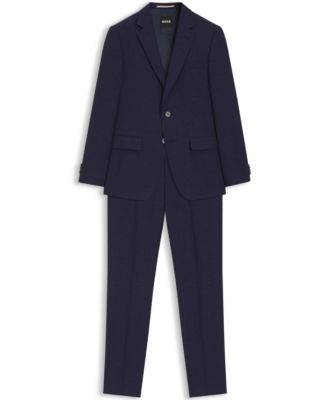 BOSS by Men's Micro-Patterned 2-Piece Slim-Fit Suit
