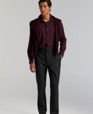 Men's Modern-Fit Stretch Solid Resolution Pants