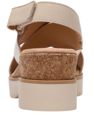 Women's Diaz Cross Round Toe Wedge Sandals
