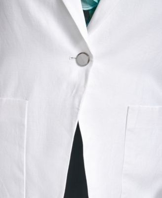 Plus Size Notch Collared Jacket