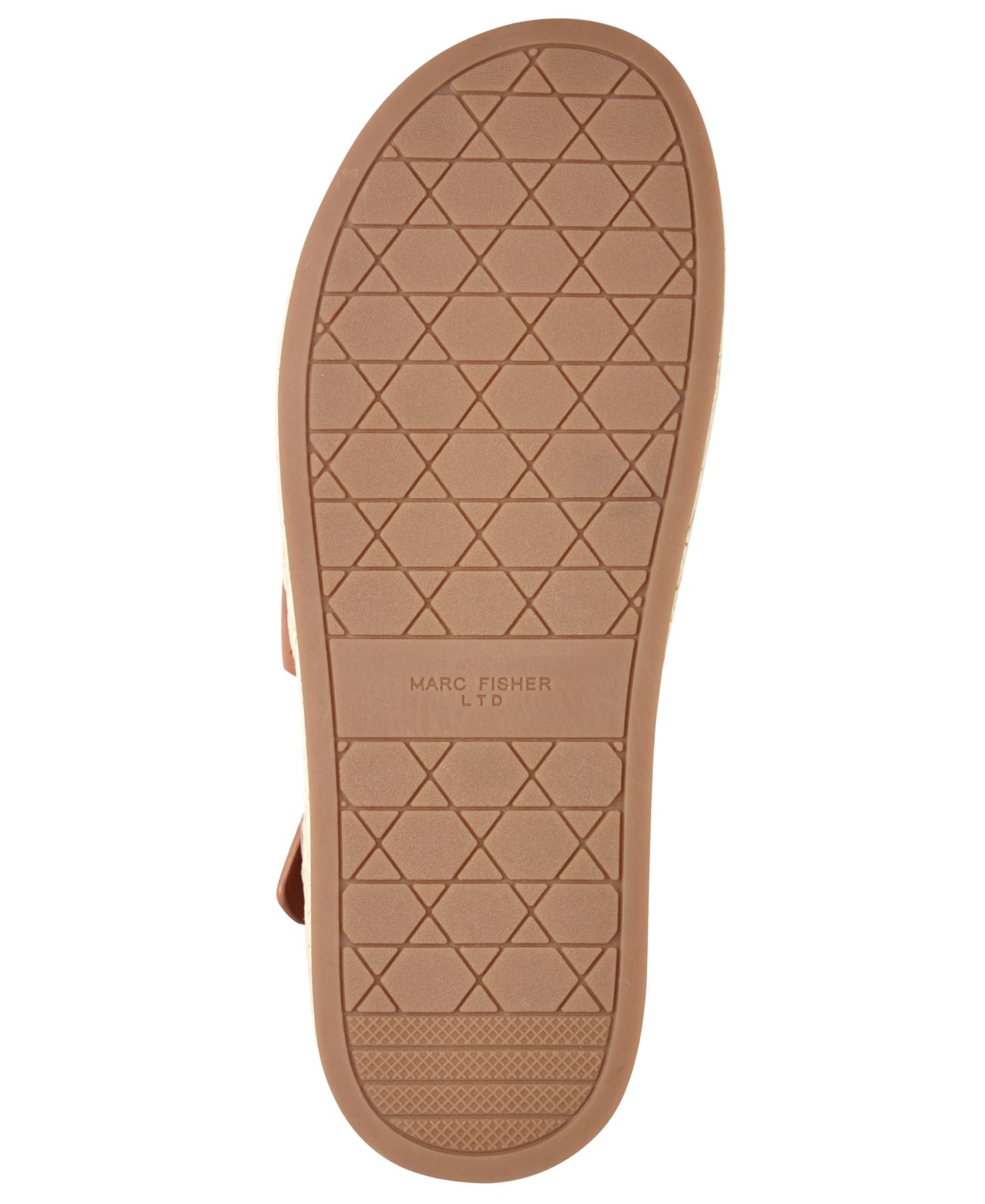 Женские сандалии Marc Fisher LTD Elissa Fisherman Flat Platform, цвет: Коньячный кожаный — фото 5