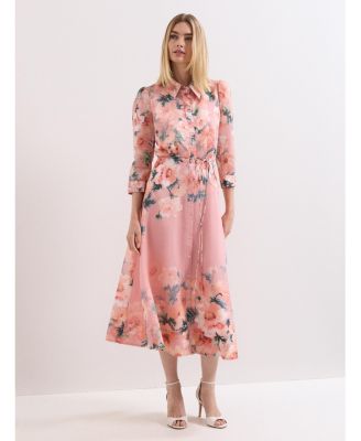 Women's Anabella 3/4 Sleeve Midi Dress