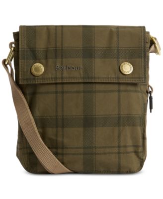 Men's Transport Stud-Fastening Flap Crossbody Bag