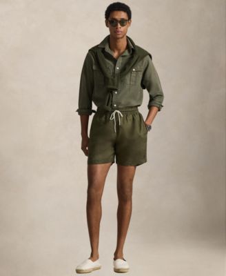 Men's Embroidered Swim Trunks