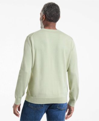 Men's Fine Gauge Cotton Crew Neck Sweater