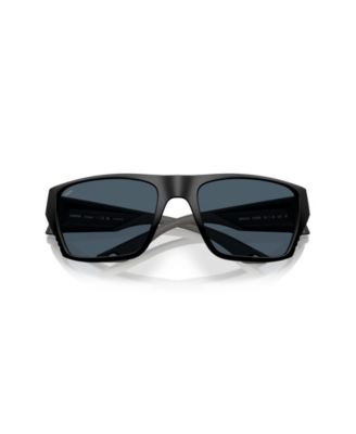 Men's Rectangle Finlet Polarized Sunglasses, 6S9118