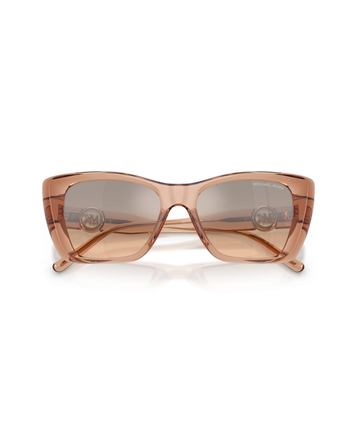 Женские солнцезащитные очки Michael Kors Sunglasses, MK2270U, цвет: Коричневый прозрачный — фото 5