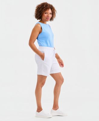 Women's High Rise Pull-On Twill Shorts