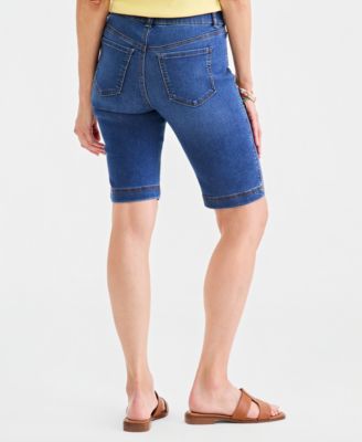 Women's High Rise Pull-On Bermuda Shorts