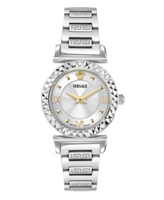 Women's Mini Vanity Silver Stainless Steel Bracelet Watch, 27mm