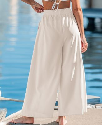 Women's Wide Leg Pull-On Long Pants