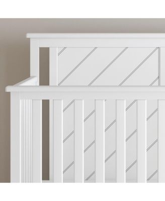 Hampton Flat Top 4-in-1 Convertible Crib