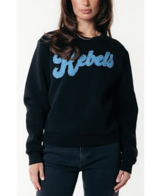 Women's Denim Patch Relaxed Sweat