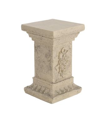 Pedestal Column Plant Stand, 19 Inch, Indoor and Outdoor