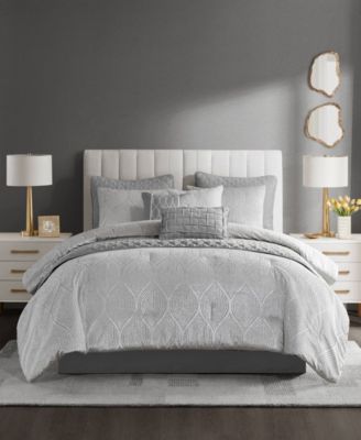 Nocturne Jacquard 10-Pc. Comforter Set, California King