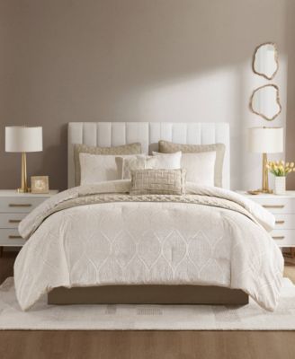 Nocturne Jacquard 10-Pc. Comforter Set, California King