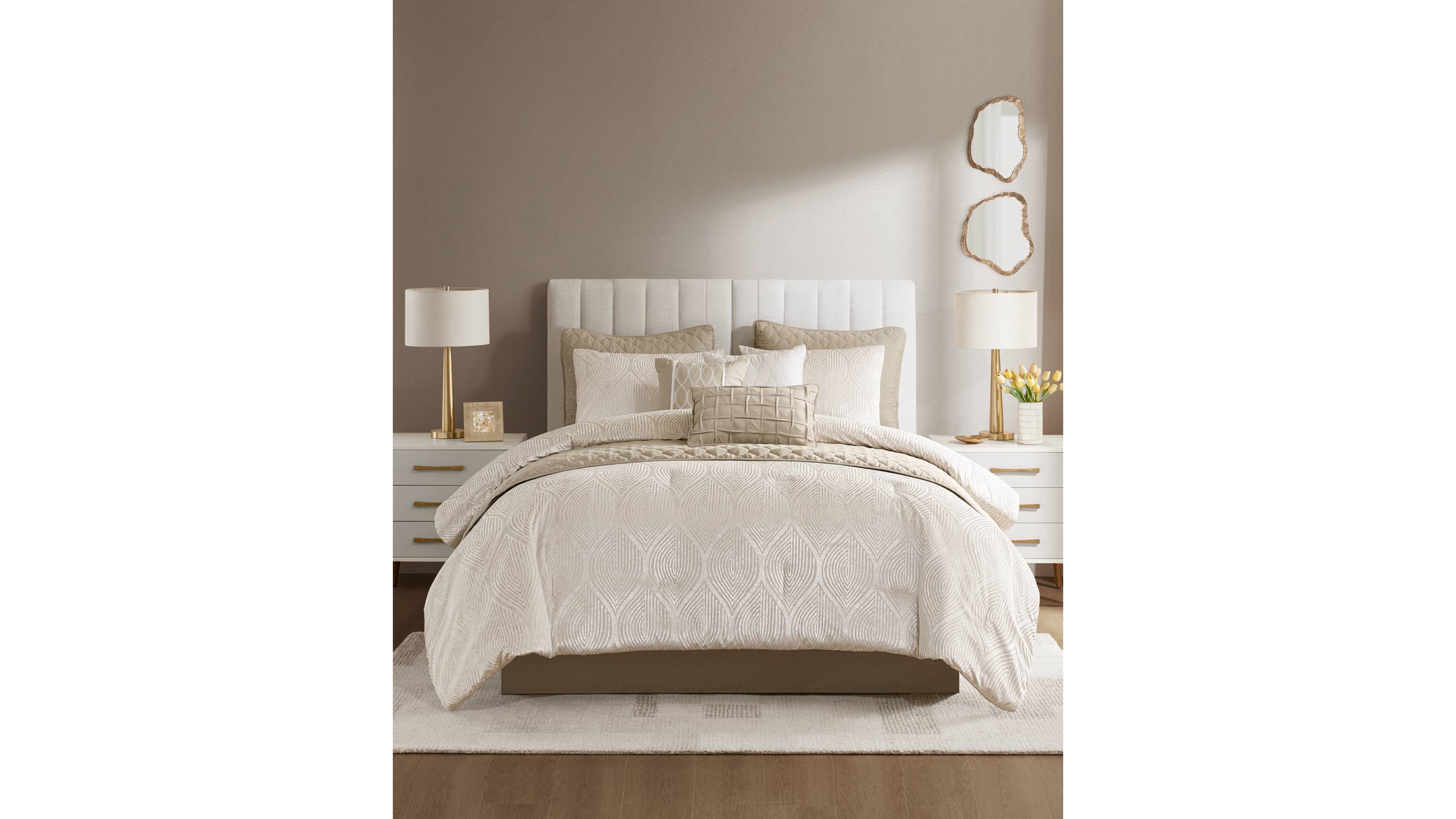 Madison Park Nocturne Jacquard 10-Pc. Comforter Set, California King