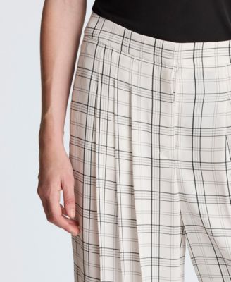 Women's Wide-Leg Triple Pleated Pants