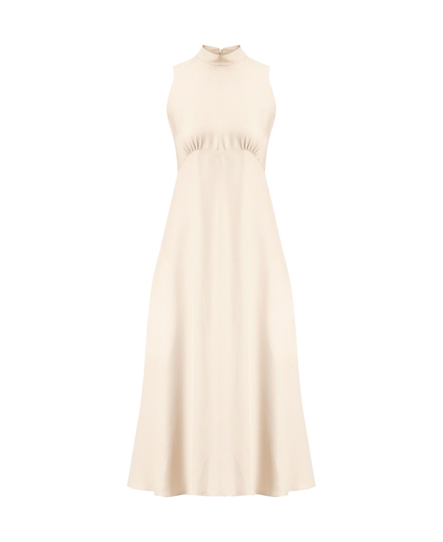 Женское платье Ivonne Sleeveless High Neck Midi, цвет: Слоновая кость — фото 5