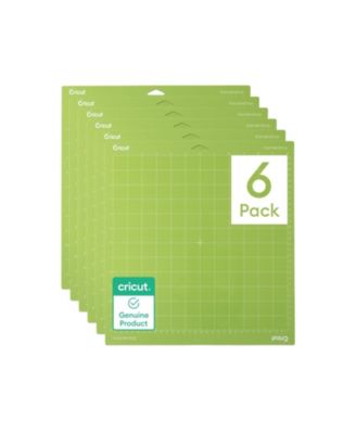 Standard Grip Adhesive Machine Cutting Mats - 12 in x 12 in, 6 Count