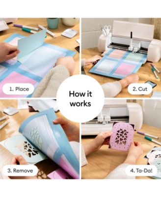 2x2 Card Cutting Mat for Cricut Maker and Explore Machines, 2 Count