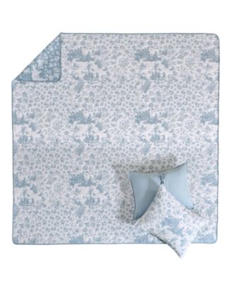 Toile Patch Reversible 3-Pc. Coverlet Set, King/California King