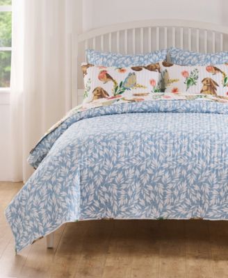 Willow Spring Garden 3-Pc. Quilt Set, Full/Queen