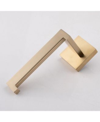 8 - Piece Bathroom Hardware Set, Stainless Steel Bath Towel Holder, Square Wall Mounted Towel Rack, Brushed Gold Towel Bar for Bathroom