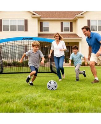 Pro-Grade 4x3ft Pop-Up Soccer Goal for Kids – Durable 5-Layer Tear-Resistant Net & 10mm Poles, Portable Training Set with Size 4 Ball