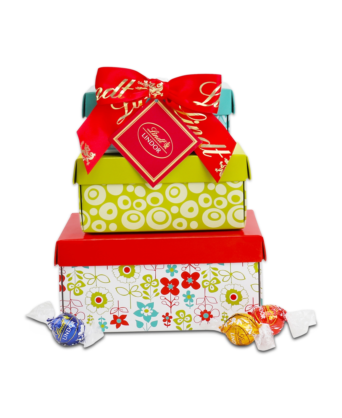 Alder Creek Gift Baskets Lindt Springtime Collection Tower, 6 Items