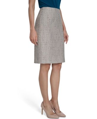 Petite Knee Length Pencil Fashion Skirt