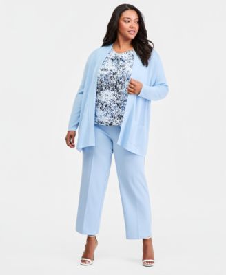 Plus Size Malibu Open-Front Cardigan